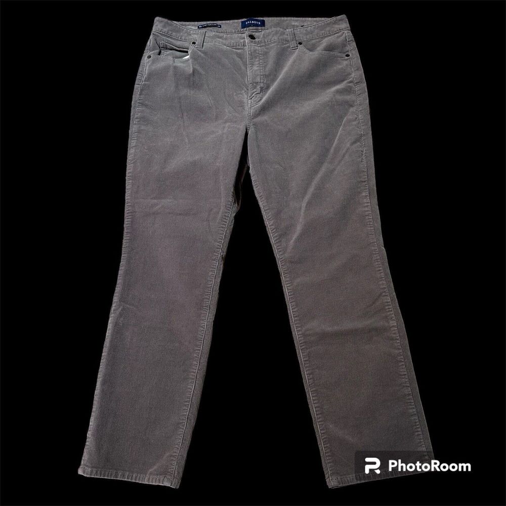 Talbots Gray Straight Leg Pants